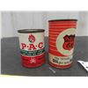 Image 2 : Phillips 66 Oil Approximately 5 OZ Can/Bank, BA PAC 4 OZ Can with Product 