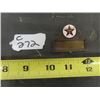 Image 1 : Texaco Copper Name Tag with Porcelain Tag 