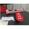 Image 2 : 1997 Wings of Texaco Die Cast Metal Airplane Coin Bank with Box, ERTL 