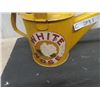 Image 2 : Painted Watering Pail with White Rose Colours and Decal 12'' Tall 