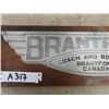 Image 2 : Brantford Coach + Body Emblem Mounted to Wood 4.5"×19"