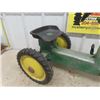 Image 8 : Heavy Cast Aluminum John Deere Pedal Tractor Ertl #520- 36" Long