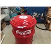 Image 2 : Coca-Cola Ice Cooler on Wheels- Looks Unused 24"w by 43"t