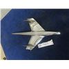 Image 2 : Vintage Chrome Auto Hood Ornament 9" x 15" 