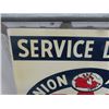 Image 2 : Dominion Automobile Association Metal Double Side Flange Sign 2" x 19.5" x 20" 