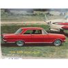 Image 2 : 1965 Chevy II Nova Super Sport 2 Door + 4 Door Wagon Dealership Cardboard Display Sign 18" x 32" 