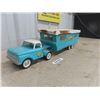 Image 2 : Nylint Pressed Metal Mobile Home Truck + Trailer 29" Long 