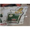 Image 2 : 1 Metal Section of a Two Section Export A Cigarette Sign 30" x 70" - 2 Sided with The Bay Fashion 