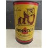 Image 2 : Pennzoil 1 Quart Oil Tin with Owl Graphics