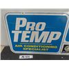 Image 2 : Napa Pro Temp Air Conditioning Specialist Tin Sign 13"×24"