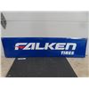 Image 1 : Falken Tires Tin Embossed Sign 12"×47.5"