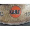 Image 2 : Gulfpride Motor Oil Plastic Face Metal Body Thermometer- T.W. OConnel + Co Chicago 12" Wide