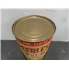 Image 2 : British American Peerless Motor Oils 1 Imperial Quart Tin Can- Canadian with French + English