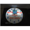 Image 1 : General Motors Factory Approved Parts + Accessories 15" Pam Clock- Glass Face- Works + Lights Up