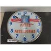 Image 2 : General Motors Factory Approved Parts + Accessories 15" Pam Clock- Glass Face- Works + Lights Up