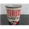 Image 2 : British American Peerless Premium Motor Oil 1 Imperial Quart Tin Can