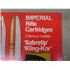 Image 2 : CiL Imperial Rifle Cartridges Cardboard Display Sign: Bullets on 1 Side, Ducks in Flight on Reverse-