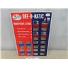 Image 1 : Super Cool See-O-Matic Windproof Lighters Cardboard with Easel Back Counter Display- Comes with 12 N