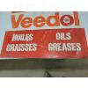 Image 2 : Veedol 2 Sided Metal Sign- Tombstone Shape 30"×30"