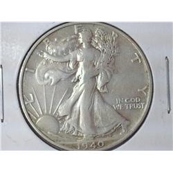 1940-S Walking Liberty Half Dollar