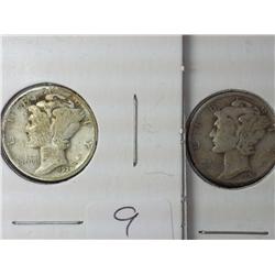 1929-D And 1930 Mercury Dimes