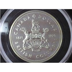 1971 Canada British Columbia Dollar (Specimen)