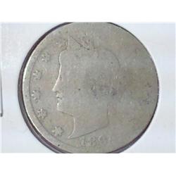 1894 Liberty "V" Nickel