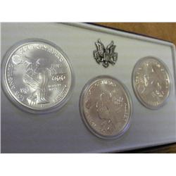 1983-P/D/S Olympic Silver Dollar Collection