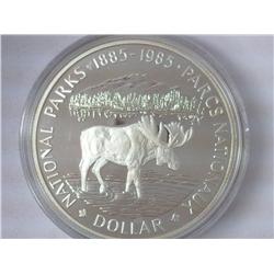 1985 Canada National Park Dollar (Proof) .3750 ASW