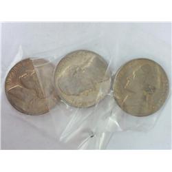 1948, 48-D And 48-S Jefferson Nickels (UNC)