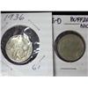Image 1 : 1936 And 36-D Buffalo NIckels
