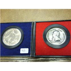 2- Assorted US Mint Americas 1st Medals