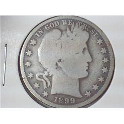 1899-O Barber Half Dollar