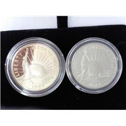 1986-D And 86- S Statue Of Liberty Commemorative
