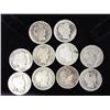 Image 1 : 10 Assorted Barber Dimes
