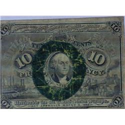 10 Cent US Fractional Currency