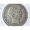 Image 1 : 1897-O Barber Half Dollar (Key Date) VG8