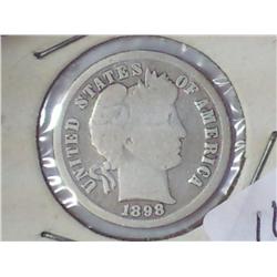 1898 Barber Dime