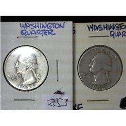 1944-45 Washington Silver Quarters