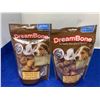 Image 1 : DreamBone Peanut Butter Mini Dog Treats (2 x 256g)