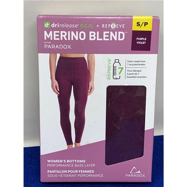 Dri Release Merino Blend (s) Purple Women's Bottoms Base Layer
