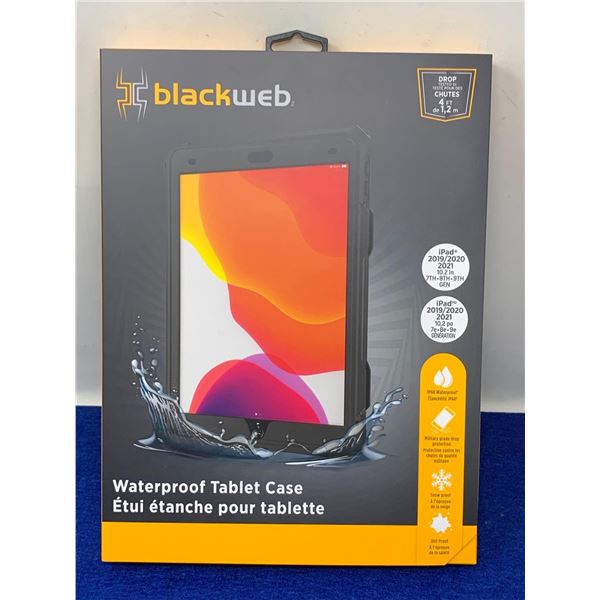 Blackweb Waterproof Tablet Case for iPad 2019/2020/2021