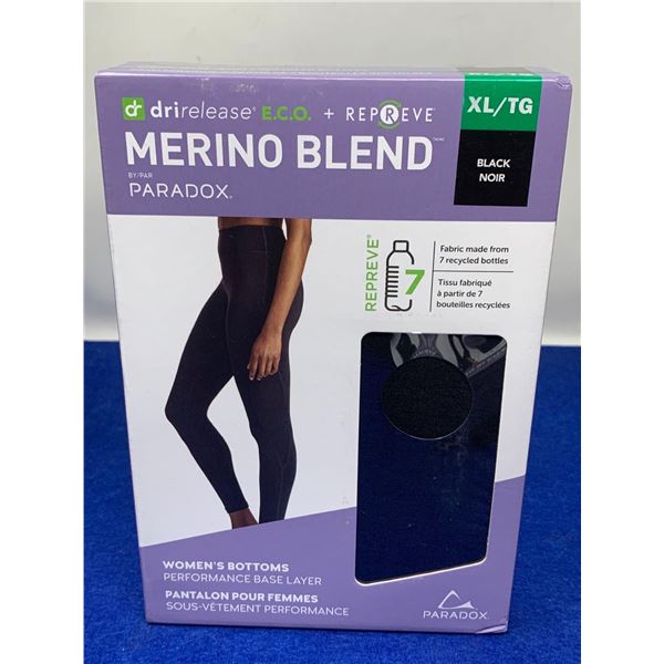 drirelease Merino Blend Bottoms (XL)Black