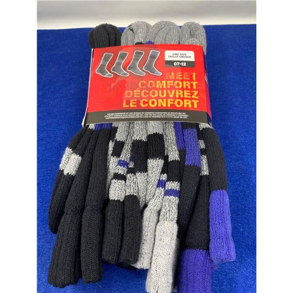 Holmes Workwear Cotton Thermal Socks (4prs) size 7-12