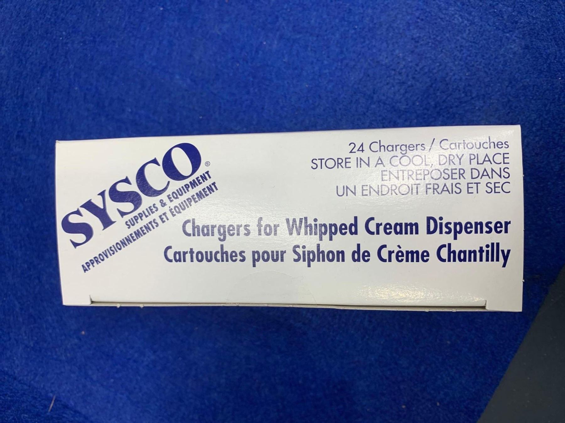 Sysco Chargers for Whipped Cream Dispenser (24 chargers)