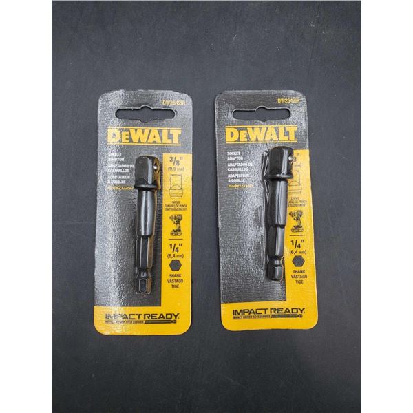 DeWalt Socket Adaptor (1/4in x 2 )