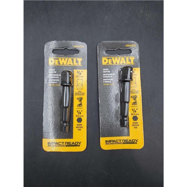 DeWalt Socket Adaptor (1/4in x 2 )