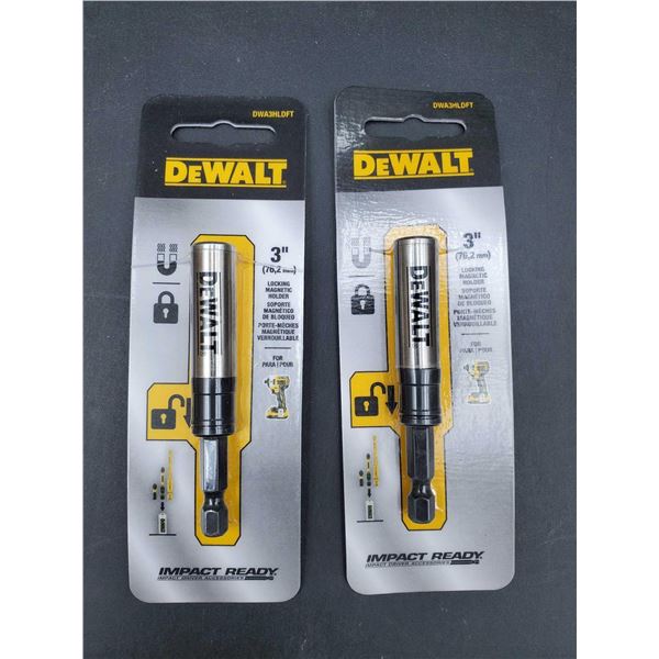 DeWalt 3in (x2) Impact Bit with Locking Magnetic Holder