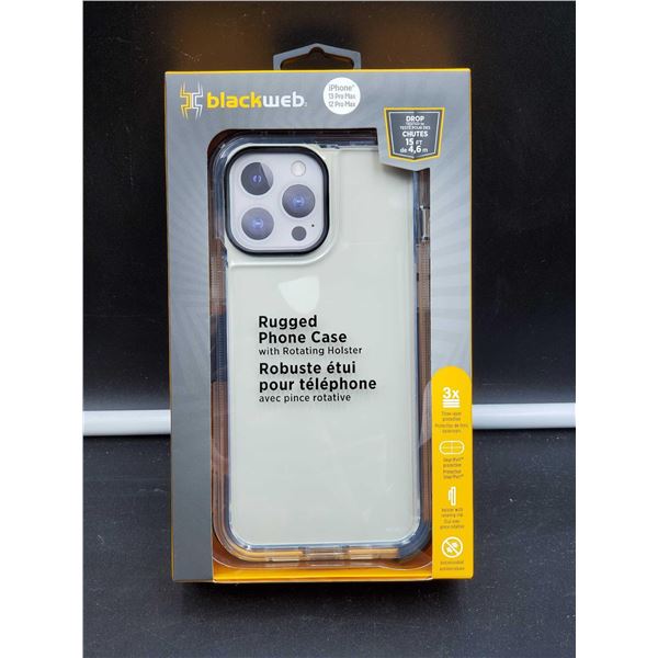Blackweb Rugged Phone Case for iPhone 13 Pro Max