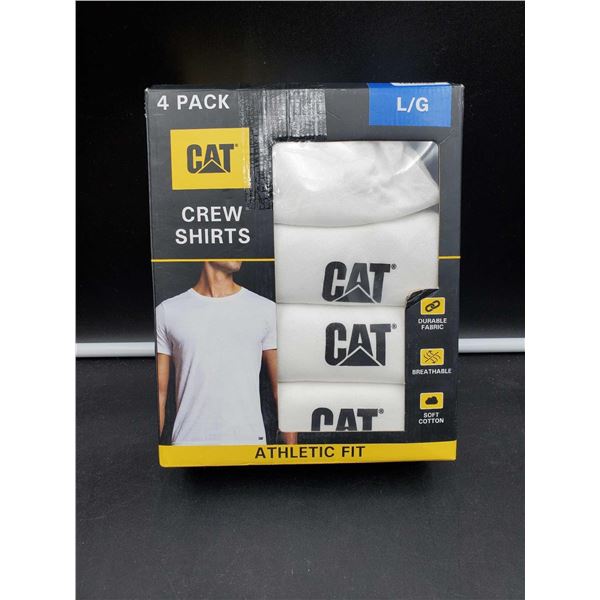 Cat Crew Shirts 4pk (L)
